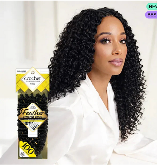 Miracle Knots 100% Human Crotchet Hair 18"