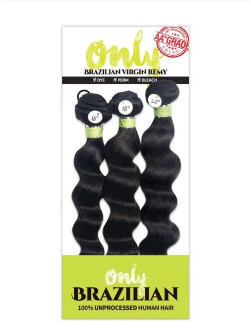 Only Brazilian Virgin Remy Ocean Wave